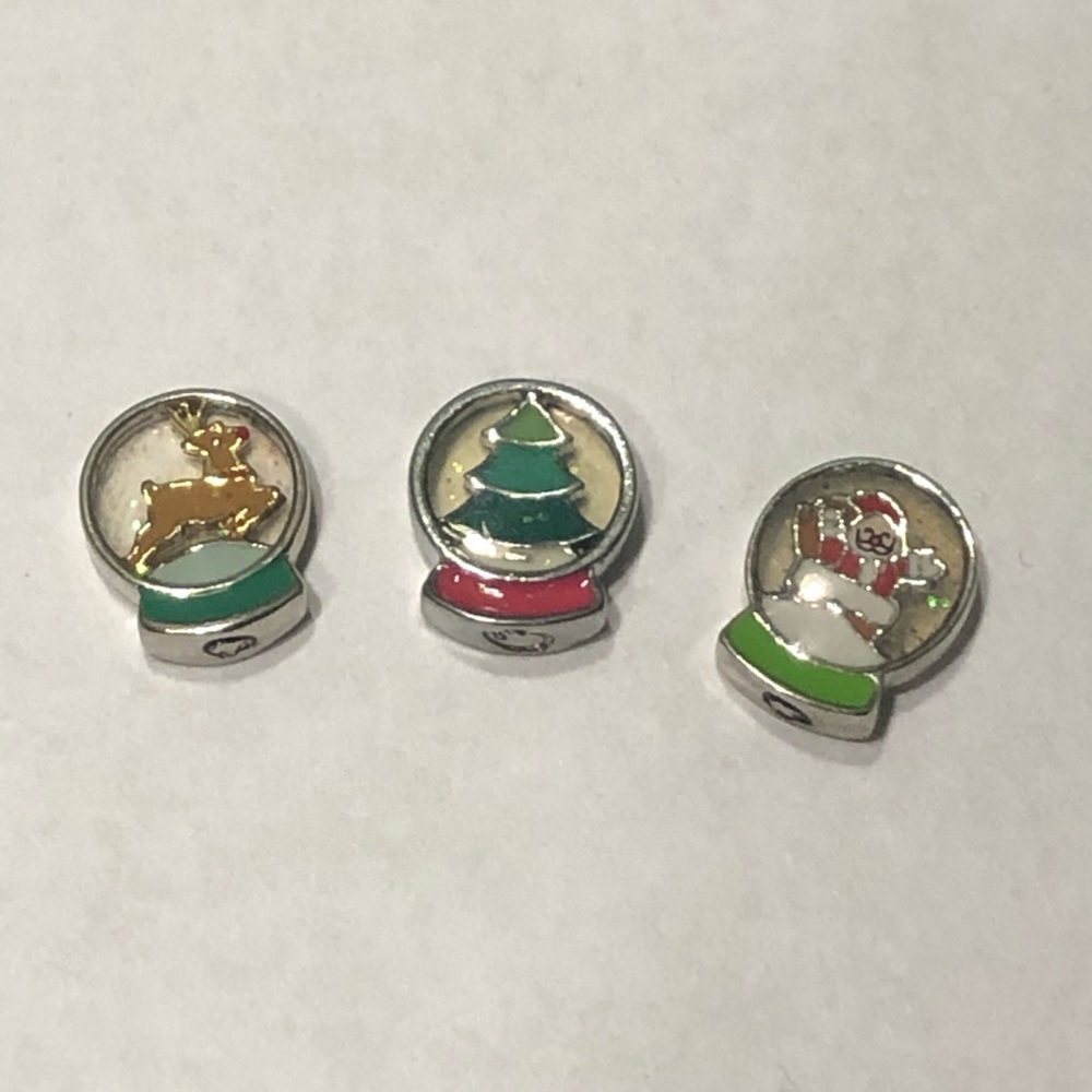 Retired Origami Owl snowglobes